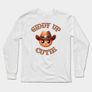 Giddy up Cutie Cowboy Long Sleeve T-Shirt